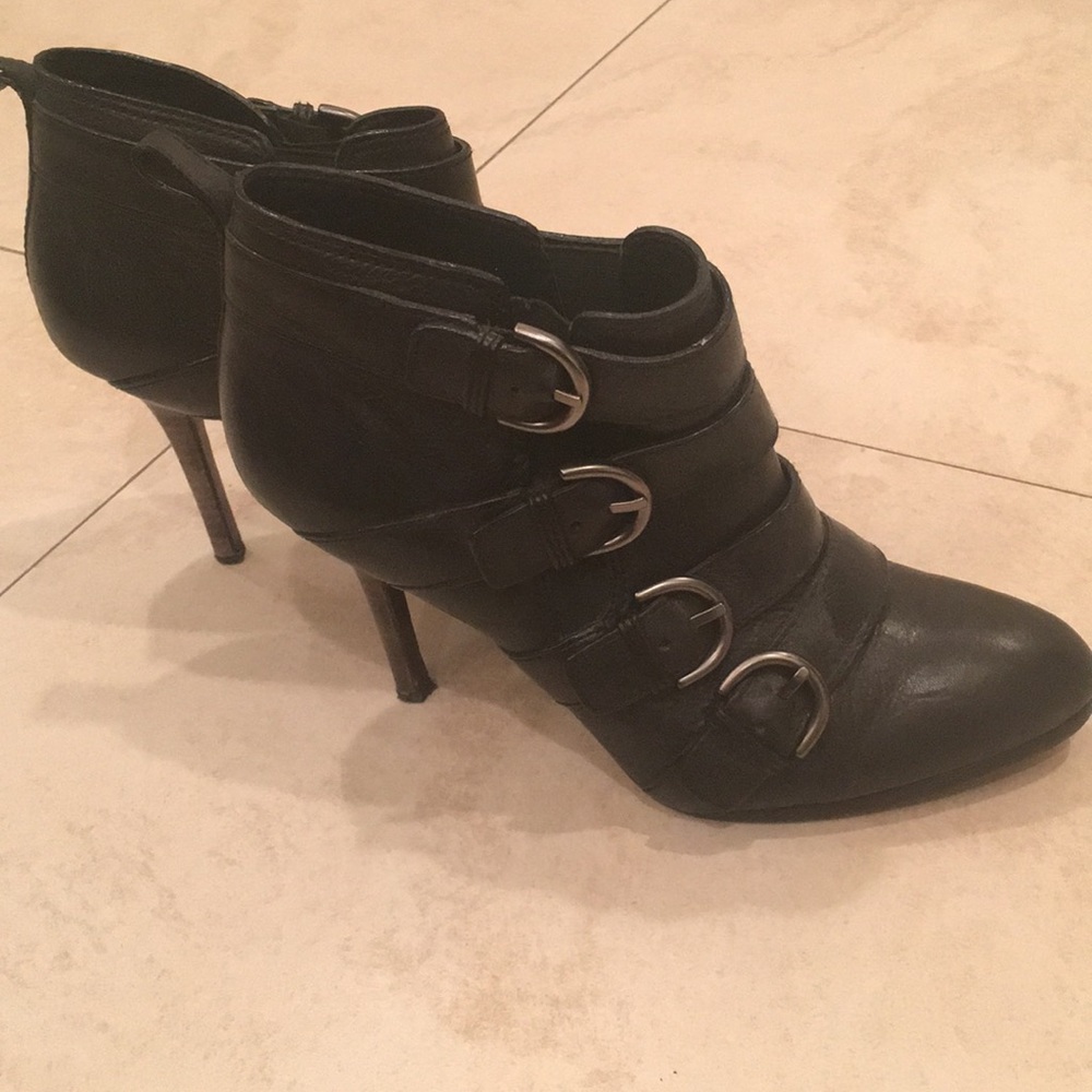 Coach leather boots